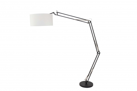 Kantoorverlichting STRESA moderne vloerlamp Zwart by Steinhauer 7680ZW